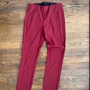 Theory Red Legging Pants